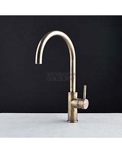 Faucet Strommen - Pegasi M Kitchen Sink Mixer Curve 220mm ANTIQUE BRASS LIGHT 30690-84
