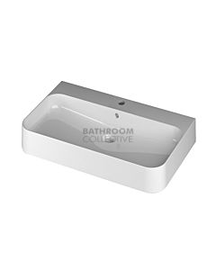 Disegno Ceramica - Slim Wall or Bench Mounted Ceramic Basin 80 x 48cm (1 tap hole)