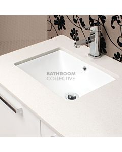 ADP - Dish Undercounter Ceramic Basin 460 x 335mm