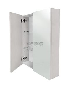 ADP - Affordable Shaving Cabinet 600mm Wide x 800mm High, Silk Gloss, 2 Doors