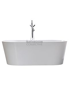 Collections - Arvo 1300mm White Freestanding Acrylic Bathtub
