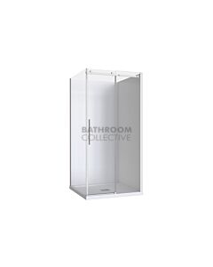 Decina - Avalon 1200 x 900 x 2000 (mm) Shower Screen, Shower Base & Shower Wall Enclosure Package