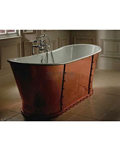 Imperial - Baglioni Cobra 1700mm Cast Iron Freestanding Copper Skirted Luxury Bath