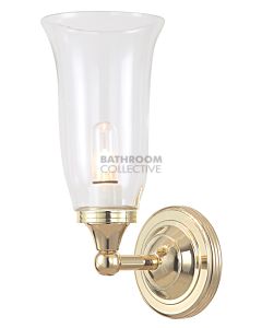 Elstead - Austen2 Traditional Bathroom Wall Light in Polished Brass