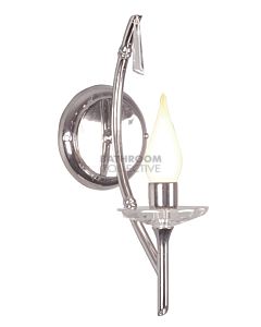 Elstead - Brightwell 1 Light Traditional Bathroom Wall Light in Chrome