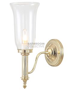 Elstead - Carroll2 Traditional Bathroom Wall Light in Polished Brass