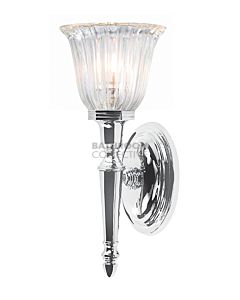 Elstead - Dryden1 Traditional Bathroom Wall Light in Polished Chrome