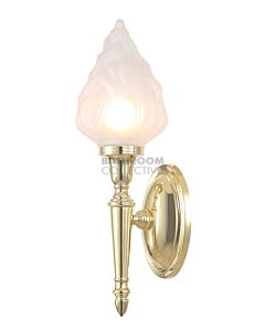 Elstead - Dryden3 Traditional Bathroom Wall Light in Polished Brass