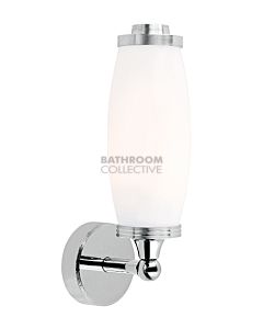 Elstead - Eliot Single Traditional Bathroom Wall Light in Polished Chrome