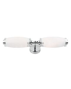Elstead - Eliot Twin Traditional Bathroom Wall Light in Polished Chrome