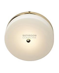 Elstead - Tamar Flush Large Traditional Bathroom Ceiling Light in Polished Gold