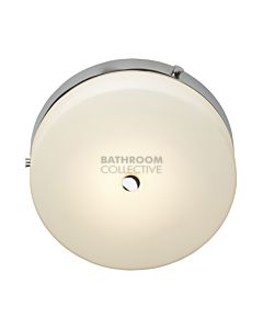 Elstead - Tamar Flush Medium Traditional Bathroom Ceiling Light in Polished Chrome