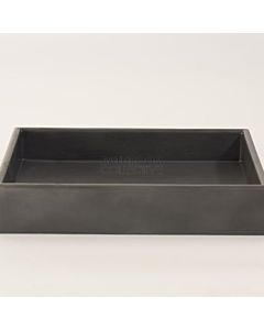 Noodco - Box Concrete Basin in Charcoal