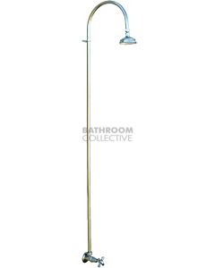 Rainware - Bribe Wall Mounted Outdoor Shower Cold (Bottom Inlet)