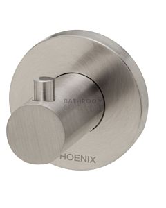 Phoenix Tapware - Radii Robe Hook Round Plate Brushed Nickel