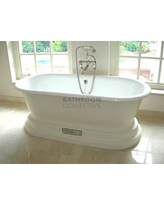 Chadder - Churchill Luxury Bath with Mother of Pearl Mosaic Exterior 1740mm (Handmade in UK)