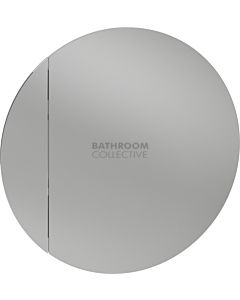 Rifco - Cirque Round Shaving Cabinet 900mm Diameter MATTE BLACK (pencil edge)