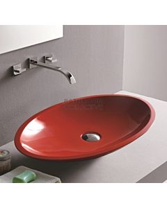 Fienza - Bahama Gloss Red Solid Surface Vessel Basin