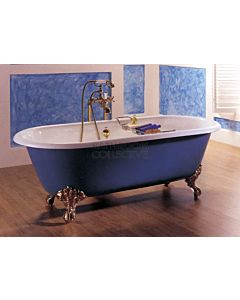 Broadway - Dual Tub Claw Foot Cast Iron Bath 1700mm WHITE