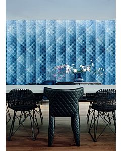 Bisazza - Modern Pyramid Blue Decorative Glass Mosaic Tiles, order unit 2.07m2
