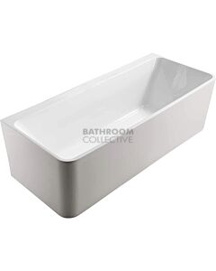 Fienza - Delta Back To Wall Freestanding Bath Tub 1700mm Acrylic