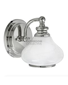 Elstead - Ainsley 1 Light Traditional Bathroom Wall Light in Polished Chrome