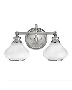 Elstead - Ainsley 2 Light Traditional Bathroom Wall Light in Polished Chrome
