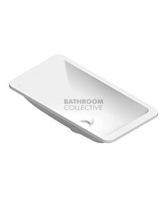 ADP - Hope Inset & Undercounter Basin 500 x 260mm Solid Surface, SOLID MATTE WHITE