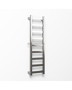 Avenir - Hybrid 1320x450mm Heated Towel Ladder - Brushed Stainless Steel 