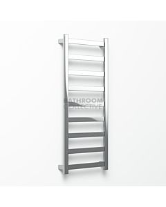 Avenir - Hybrid 1320x600mm Towel Ladder - Mirror Stainless Steel 