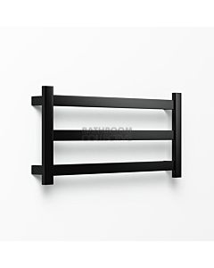 Avenir - Hybrid 420x900mm Heated Towel Ladder - Matte Black 