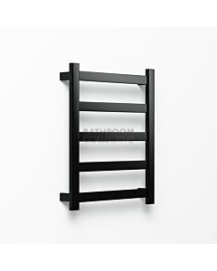 Avenir - Hybrid 720x600mm Heated Towel Ladder - Matte Black 