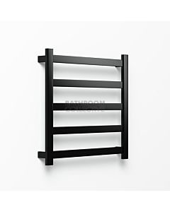 Avenir - Hybrid 720x750mm Heated Towel Ladder - Matte Black 