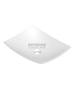 ADP - Innocence Above Counter Basin 500 x 400mm Solid Surface, SOLID MATTE WHITE