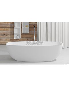 Paco Jaanson - iStone 1800mm Freestanding Stone Bath Tub MATTE WHITE