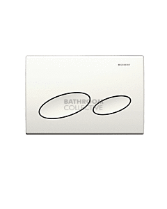 Geberit - Kappa20 Mechanical Dual Flush Button/Access Plate White