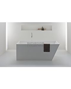 Omvivo - Latis Rectangular Solid Surface Freestanding Bath 1600mm