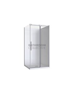 Decina - Malanda 1200 x 900 x 2000 (mm) Shower Screen, Shower Base & Shower Wall Enclosure Package