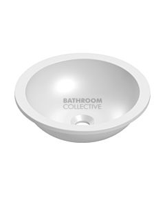 ADP - True Justice Unity Inset & Under Counter Basin 460mm Dia. Solid Surface SOLID MATTE WHITE