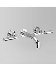 Astra Walker - Icon + Lever Wall Basin Tap Set 150mm CHROME A67.05.LH.FC