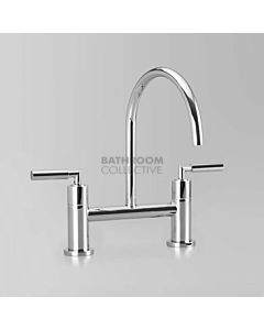 Astra Walker - Icon + Lever Exposed Kitchen Sink Tap Set CHROME A67.31.LH