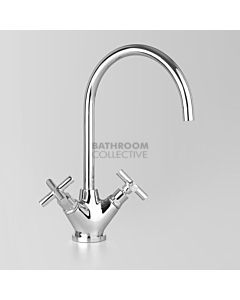 Astra Walker - Icon + Wall Kitchen Twinner Tap, Cross Handles CHROME A67.30
