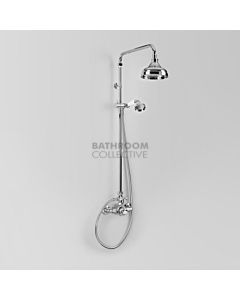 Astra Walker - Olde English Signature Exposed Mixer Shower Set with Handshower CHROME A50.13.V3