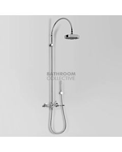 Astra Walker - Icon + Lever Exposed Twin Shower & Tap Set with Handshower CHROME A67.25.LH