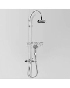Astra Walker - Icon + Lever Exposed Twin Shower & Tap Set with Handshower CHROME A67.25.V2.LH