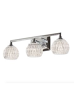 Elstead - Serena 3 Light Traditional Bathroom Above Mirror Light in Polished Chrome