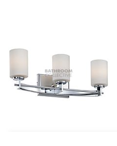 Elstead - Taylor 3 Light Traditional Bathroom Above Mirror Light in Polished Chrome