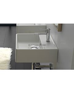 Paco Jaanson - Scarabeo Mezzo 410mm Wall Hung or Bench Basin 1th GLOSS WHITE