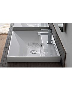 Paco Jaanson - Scarabeo ML 615mm Wall Hung or Bench Basin 1th GLOSS WHITE