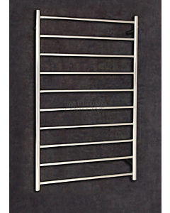 Thermorail -  Round Profile Heated Towel Rail POLISHED W700 x H1200 x D122